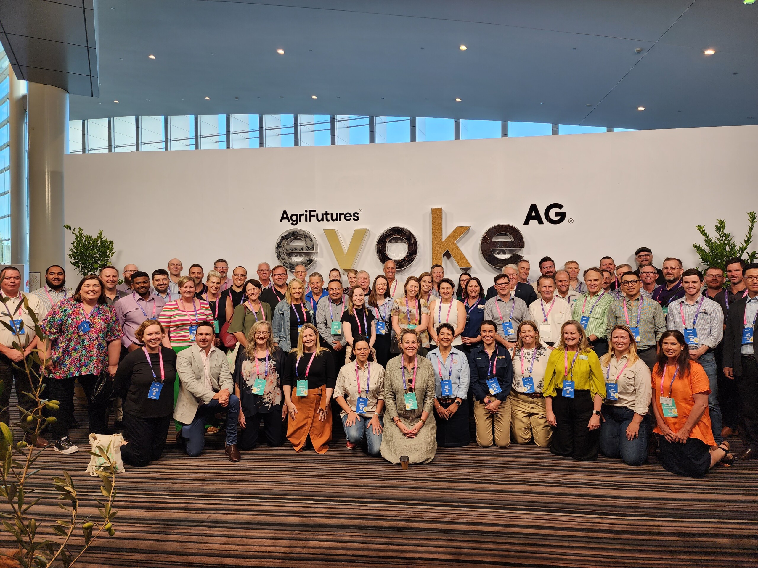 Queensland delegates at evokeAG 2023 in Adelaide 