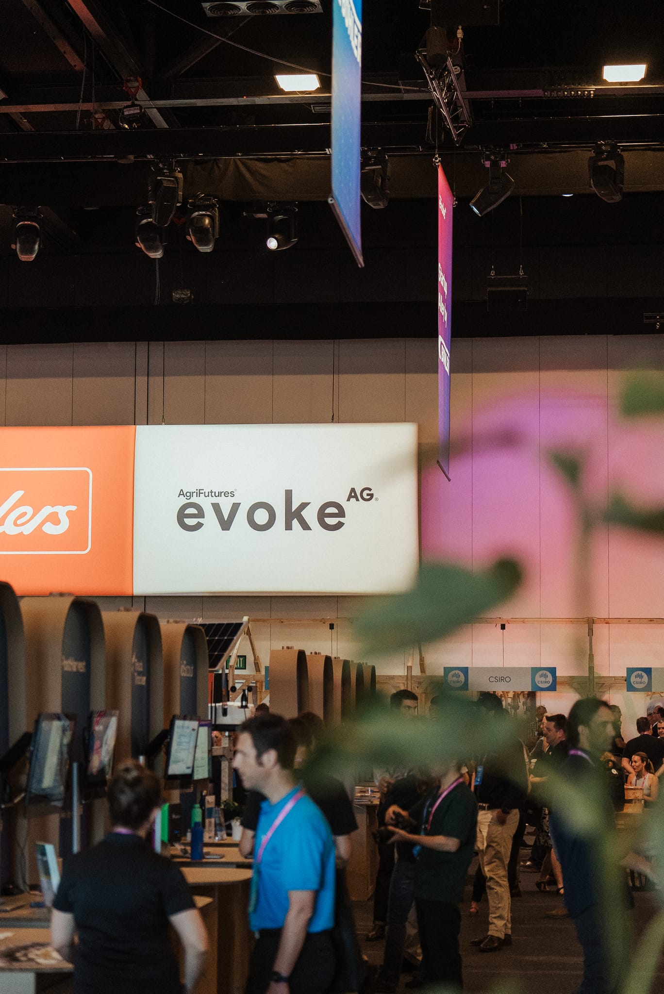 Startup Alley at evoke<sup>AG.</sup> 2023 in Adelaide. 